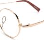 Epos bril met rond montuur Goud - Thumbnail 3