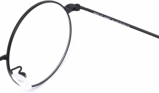 Epos Bril met rond montuur Zwart
