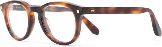 Epos Bril met schildpadschild design Bruin