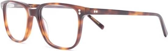 Epos Bril met schildpadschild design Bruin