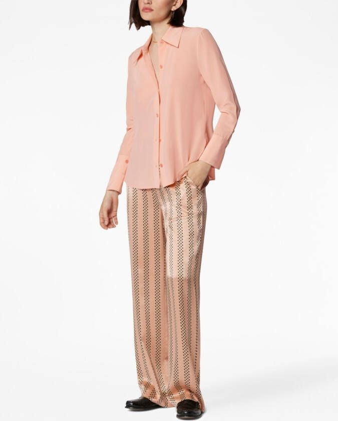 Equipment Zijden blouse Roze