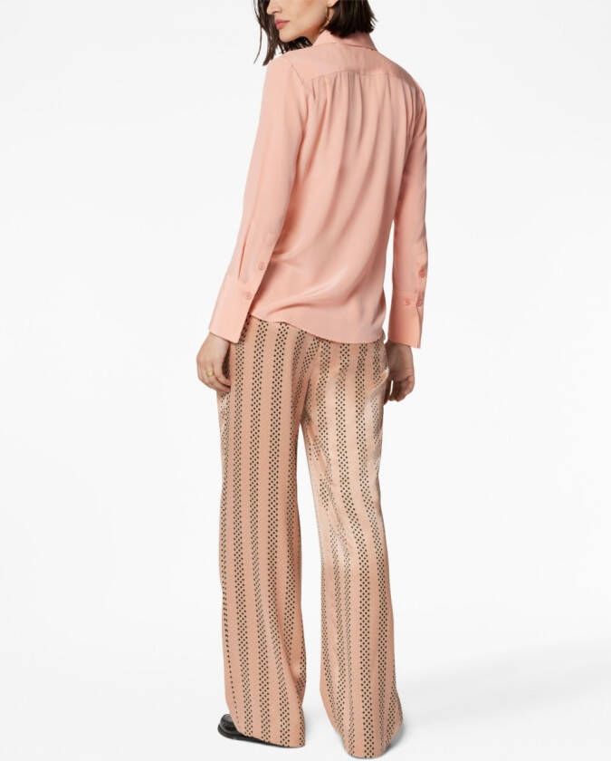 Equipment Zijden blouse Roze