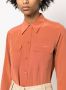 Equipment Zijden blouse Oranje - Thumbnail 5