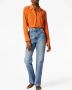 Equipment Zijden blouse Oranje - Thumbnail 2