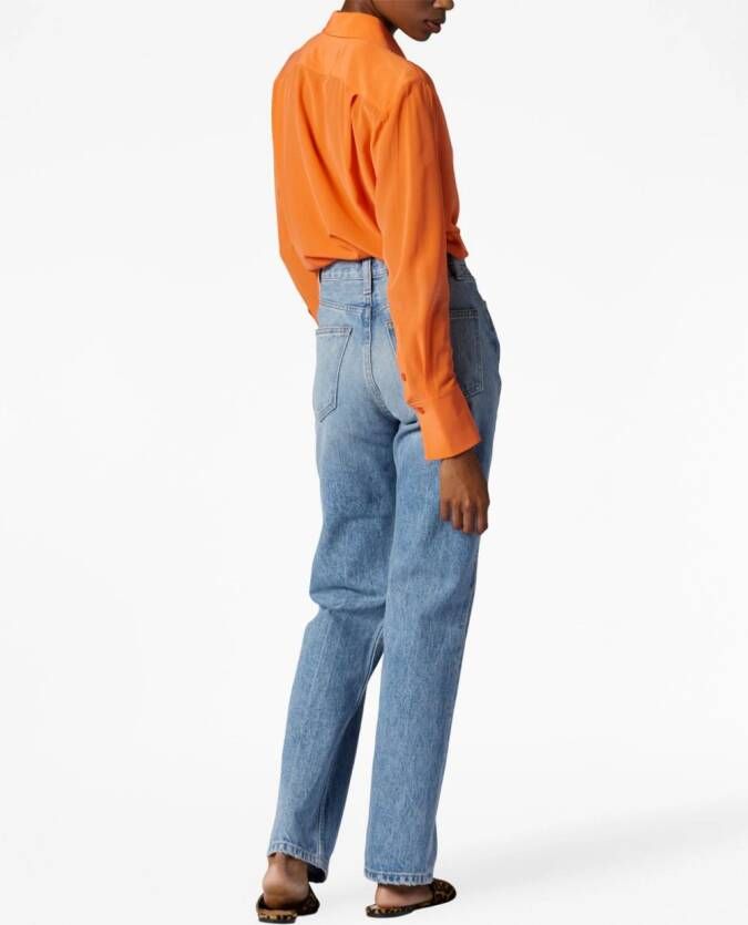 Equipment Zijden blouse Oranje