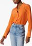 Equipment Zijden blouse Oranje - Thumbnail 5