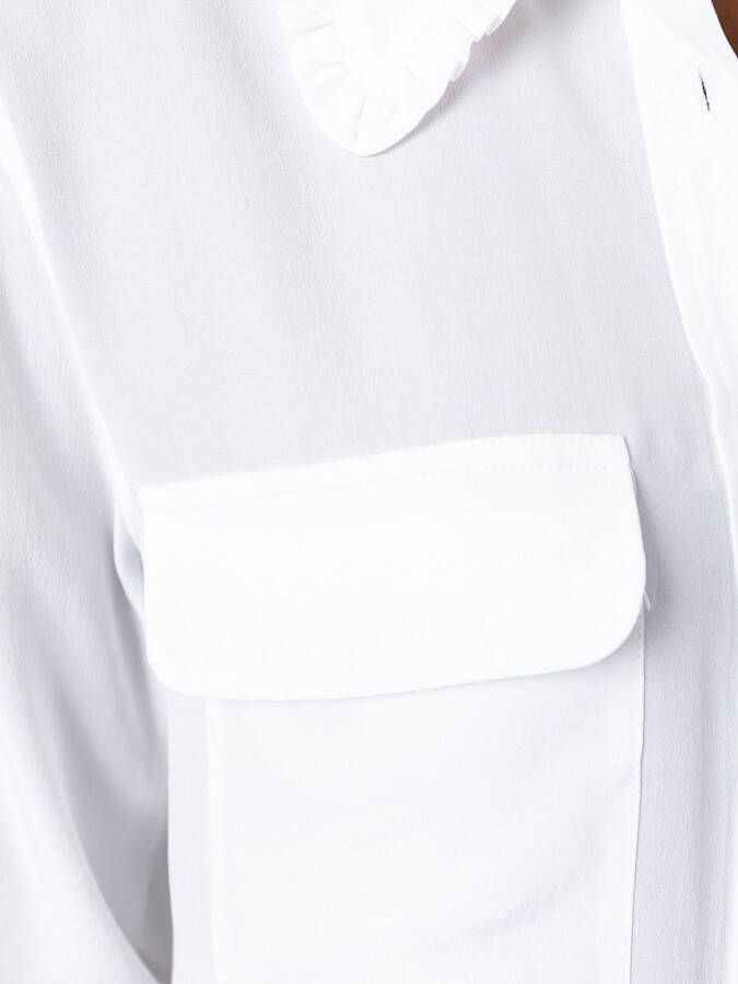 Equipment Zijden blouse Wit