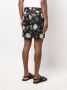 Erdem Chino shorts met bloemenprint Zwart - Thumbnail 4