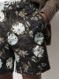 Erdem Chino shorts met bloemenprint Zwart - Thumbnail 5