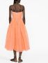 Erdem Doorzichtige midi-jurk Oranje - Thumbnail 4