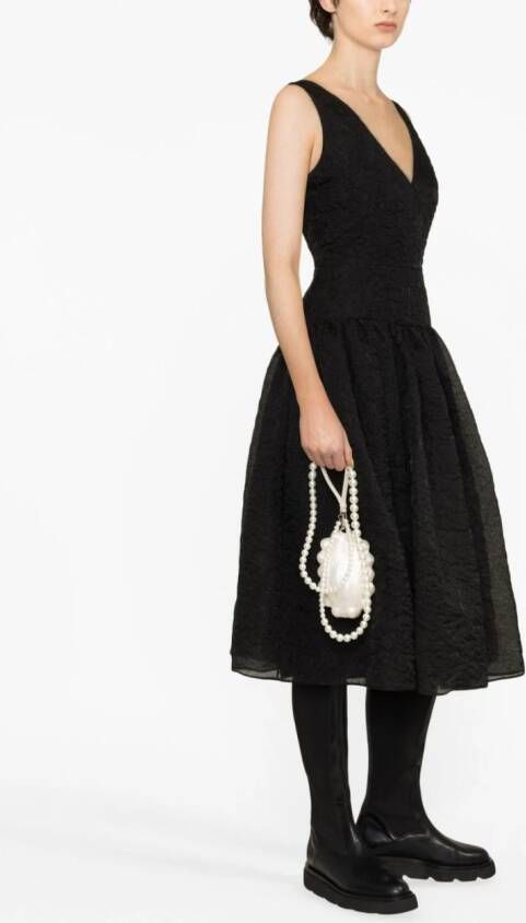 ERDEM Flared jurk Zwart