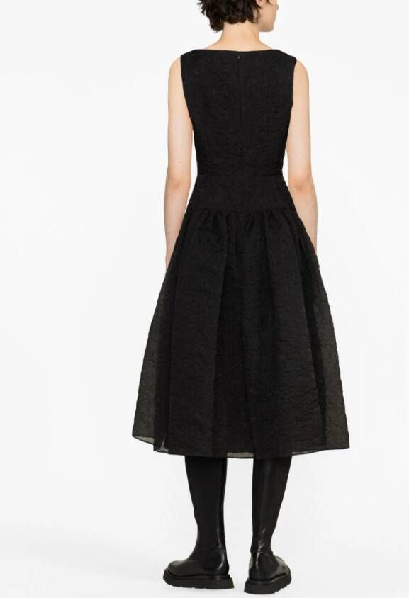 ERDEM Flared jurk Zwart