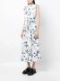 ERDEM Midi-jurk met bloemenprint Geel - Thumbnail 3