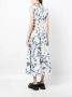 ERDEM Midi-jurk met bloemenprint Geel - Thumbnail 4