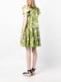 ERDEM Mini-jurk met bloemenprint Groen - Thumbnail 3