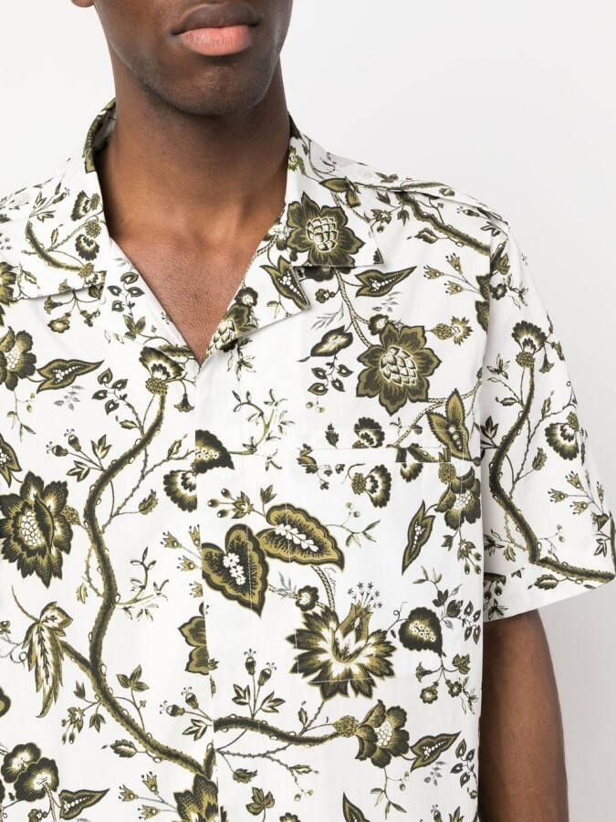 ERDEM Overhemd met bloemenprint Wit
