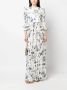 Erdem Maxi-jurk met bloemenprint Wit - Thumbnail 2