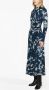 ERDEM Midi-jurk met bloemenprint Blauw - Thumbnail 4