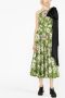 Erdem Midi-jurk met bloemenprint Groen - Thumbnail 2