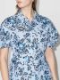 ERDEM Midi-jurk met print Blauw - Thumbnail 4