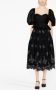 ERDEM Midi-rok met geborduurde bloemen Zwart - Thumbnail 2