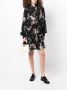 Erdem Mini-jurk met bloemenprint Zwart - Thumbnail 2