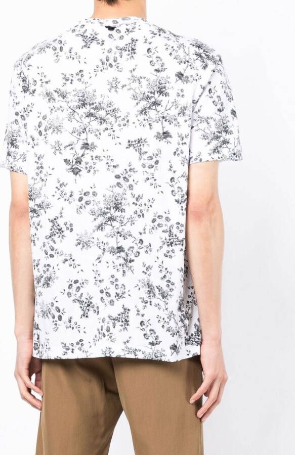 Erdem T-shirt met bloemenprint Wit