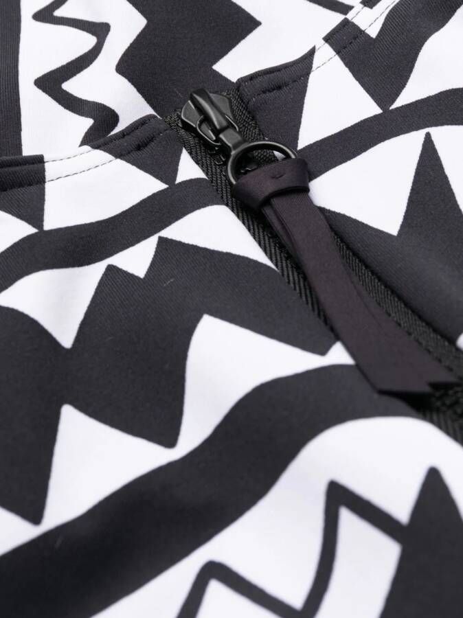 ERES Tipi badpak met geometrische print Zwart