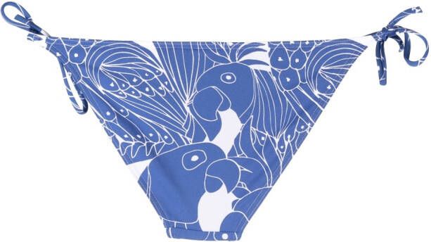 ERES Bikinislip met vogelprint Blauw