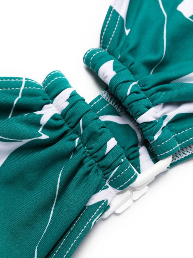 ERES Tabac bandeau bikinitop met print Groen