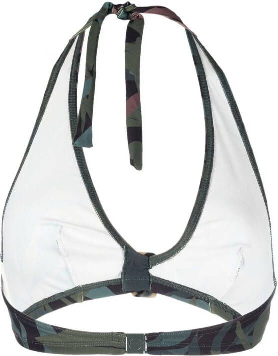 ERES Bikinitop met print Groen