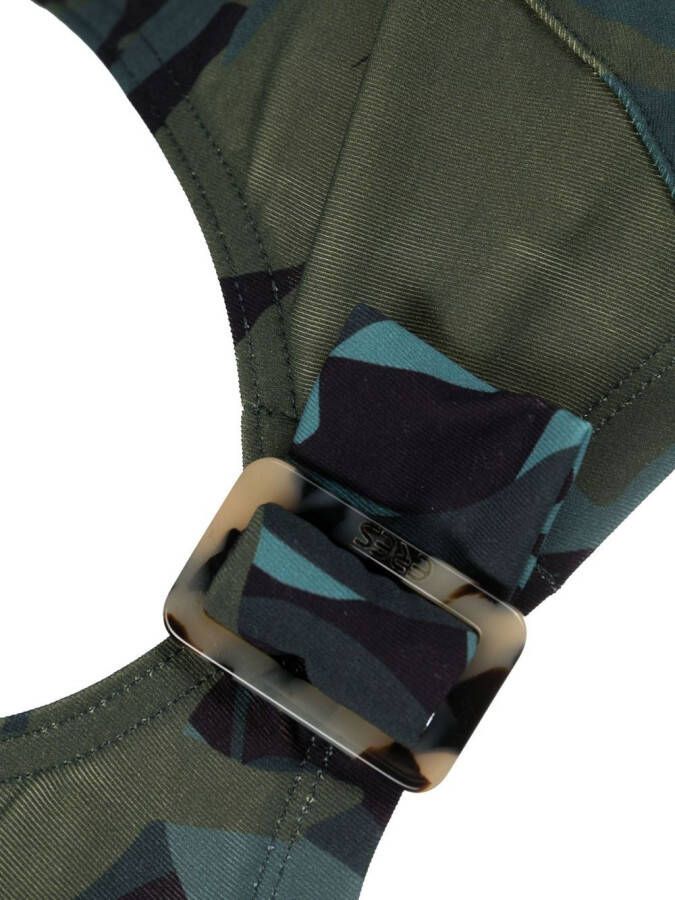 ERES Bikinitop met print Groen
