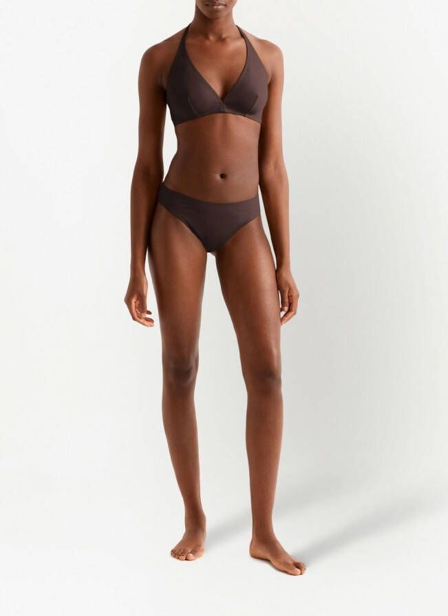 ERES Coulisses high waist bikinislip Bruin