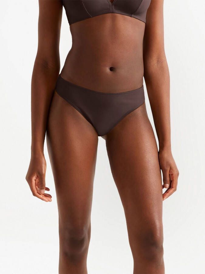ERES Coulisses high waist bikinislip Bruin