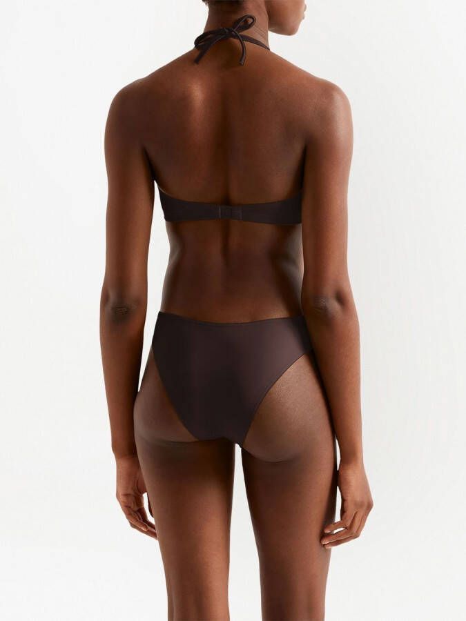ERES Coulisses high waist bikinislip Bruin