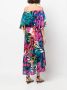 ERES Jurk met bloemenprint Blauw - Thumbnail 4