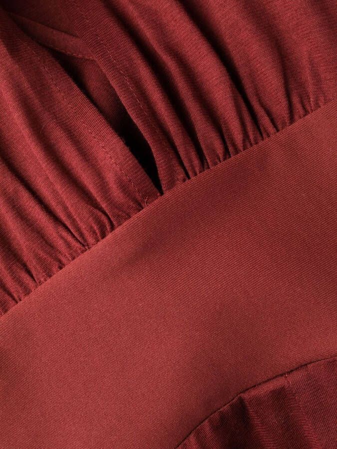 ERES Jurk met V-hals Rood