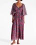 ERES Maxi-jurk met bloemenprint Roze - Thumbnail 1