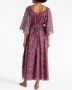 ERES Maxi-jurk met bloemenprint Roze - Thumbnail 2