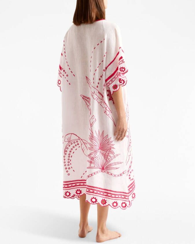ERES Mini-jurk met borduurwerk Roze