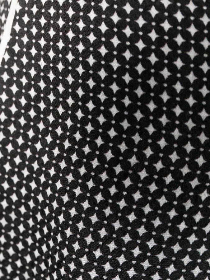 ERES Pyjamabroek met sterprint Zwart