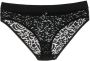 ERES String met geborduurde bloemen Zwart - Thumbnail 2