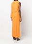 Erika Cavallini Asymmetrische maxi-jurk Oranje - Thumbnail 4