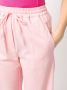Erika Cavallini Broek met trekkoordtaille Roze - Thumbnail 5