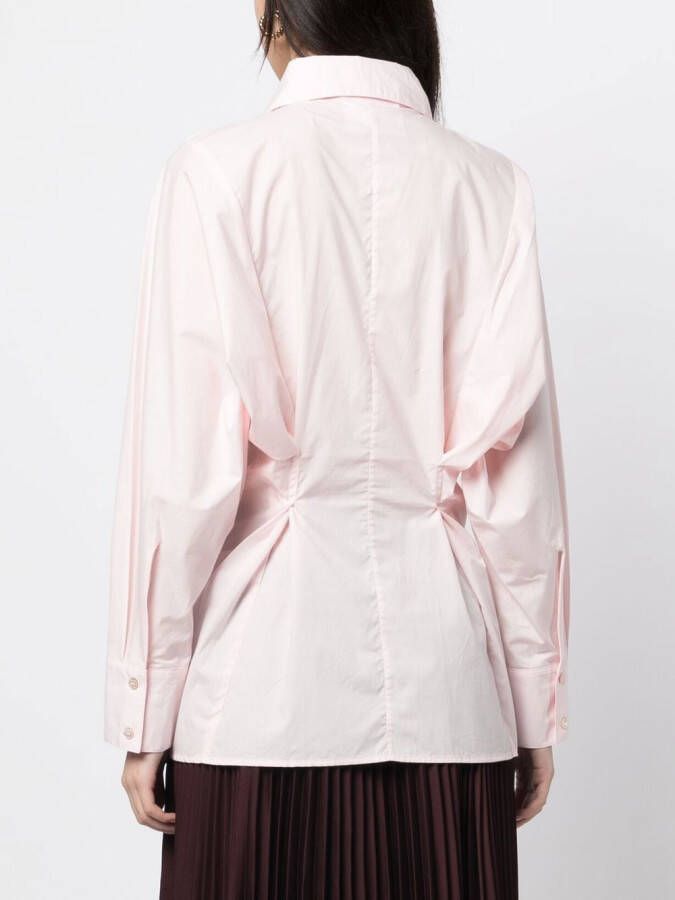 Erika Cavallini Button-up blouse Roze