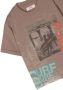 ERL KIDS T-shirt met surfprint Bruin - Thumbnail 3