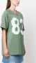 ERL number-print cotton T-shirt Groen - Thumbnail 3