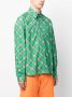 ERL Ribfluwelen overhemd Groen - Thumbnail 3