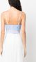 ERMANNO FIRENZE Cropped bustier Blauw - Thumbnail 4