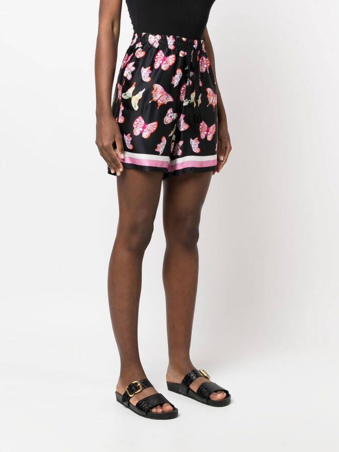 ERMANNO FIRENZE Zijden shorts Zwart